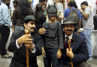 Illustration for article titled Cosplayers go wild at Bangalore's first-ever Comic Con